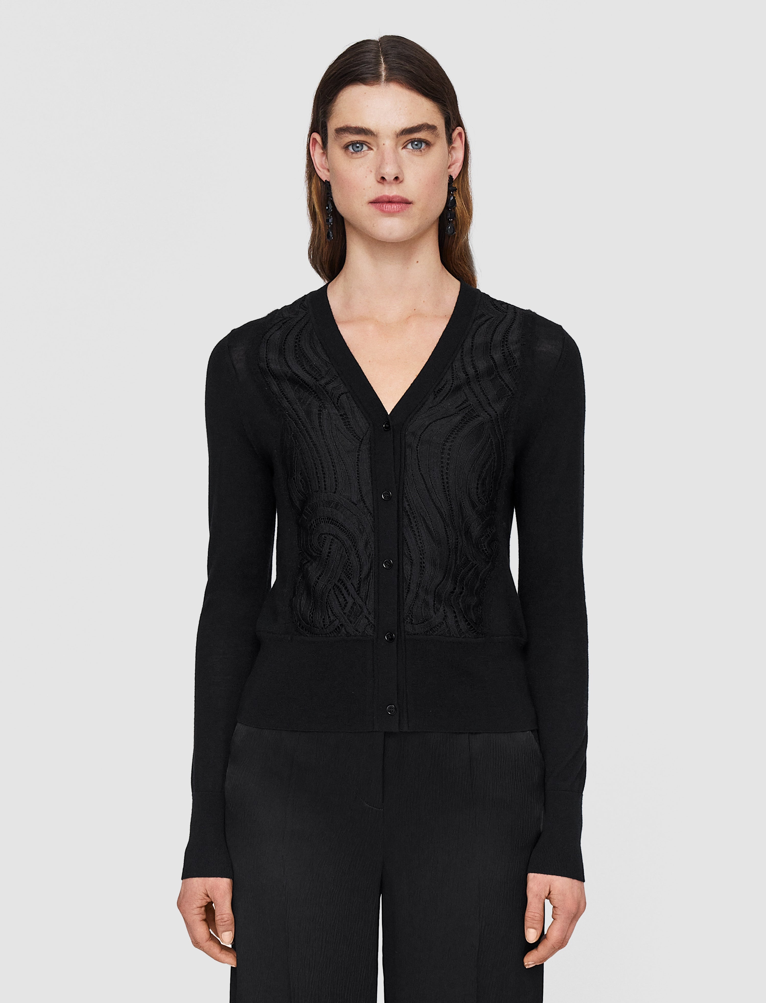 Lace & Knit Cardigan - 3