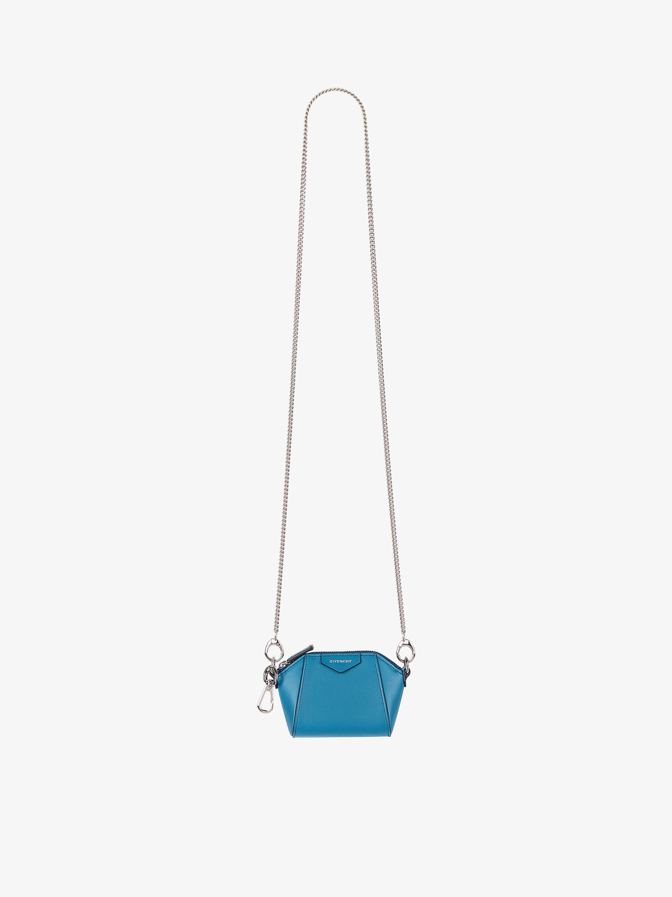 Baby Antigona bag in leather with chain - 3