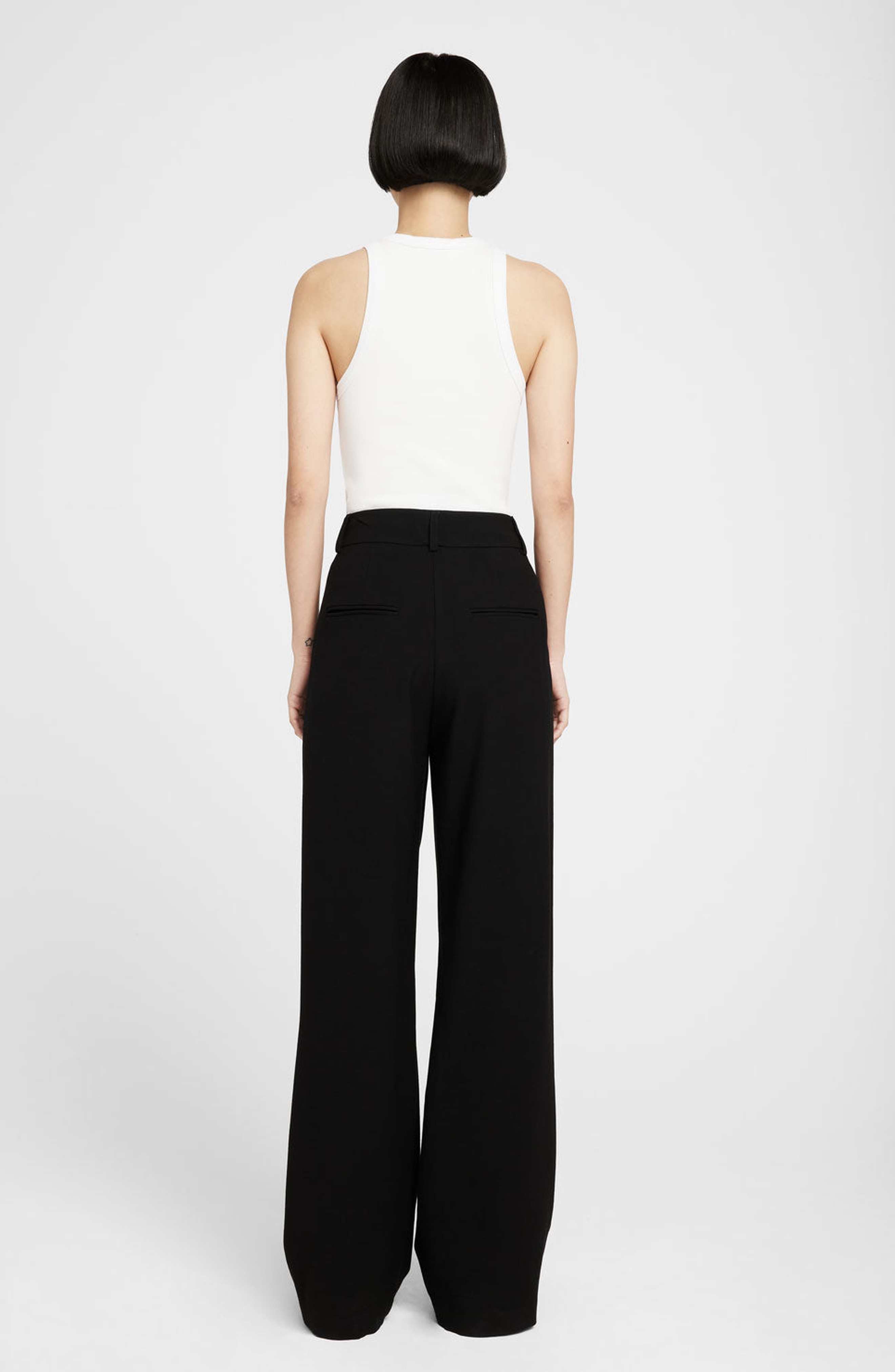 ANINE BING Eva Tank Top in White at Nordstrom - 3