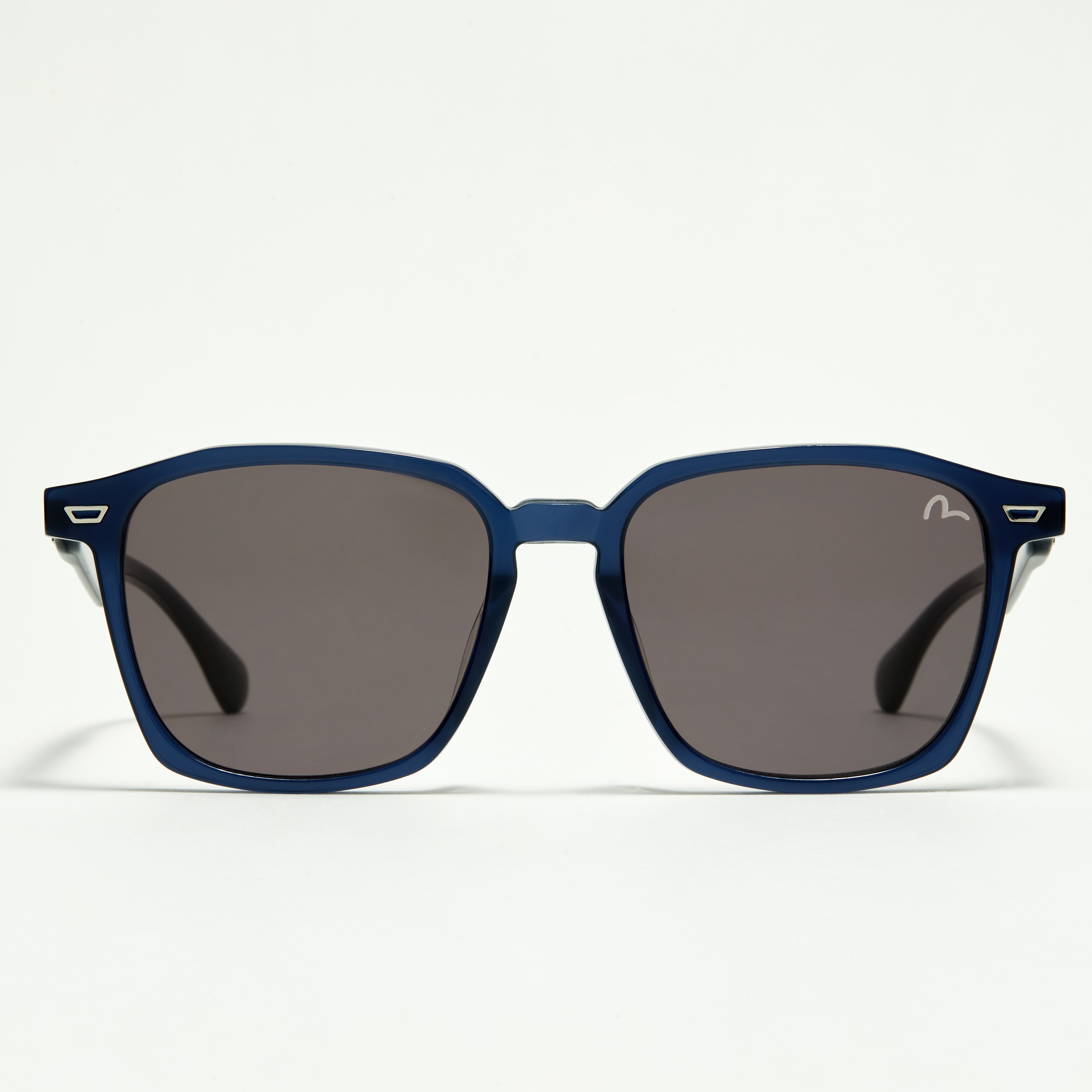 CONTRAST TRIM SQUARE SUNGLASSES - 1