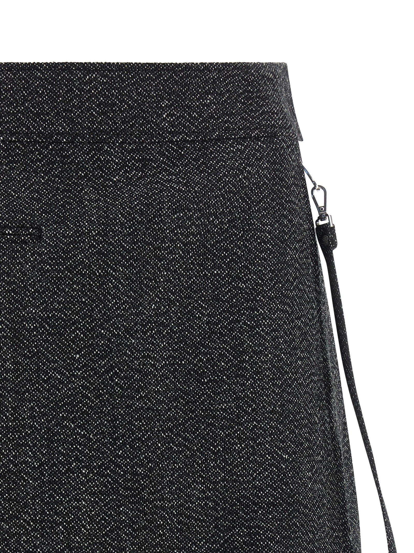 Courreges Women 'Zipped Caviar Mini' Skirt - 3