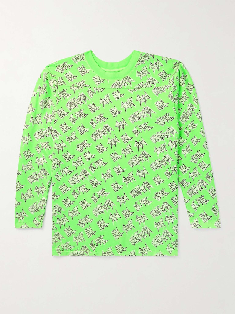 Slim-Fit Printed Cotton-Jersey T-Shirt - 1