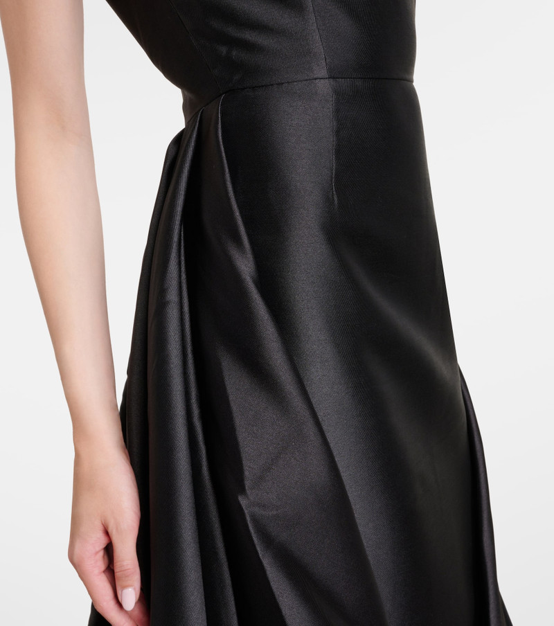 Larsen satin gown 5