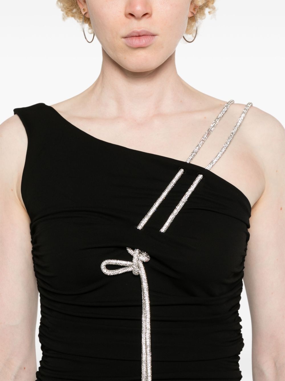 ruched crepe top - 5