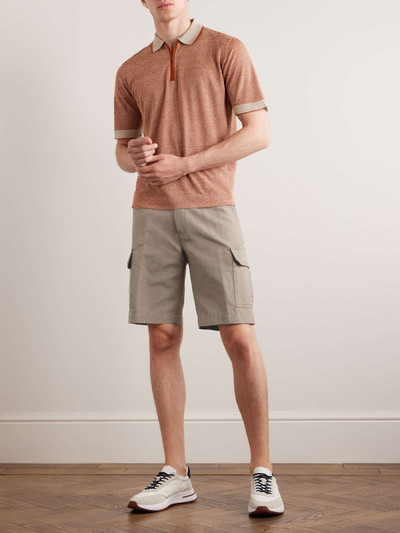 Loro Piana Straight-Leg Cotton and Linen-Blend Cargo Shorts outlook
