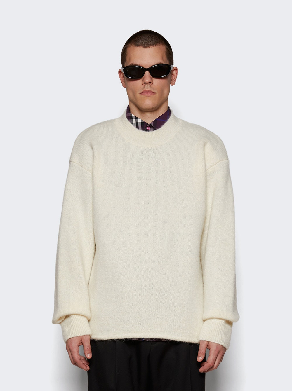 Le Pull Logo Sweater Light Beige - 3