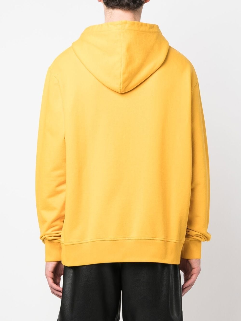 debossed-logo cotton hoodie - 4
