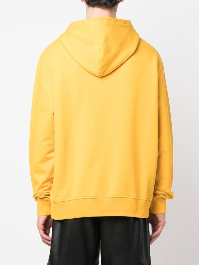 debossed-logo cotton hoodie 4