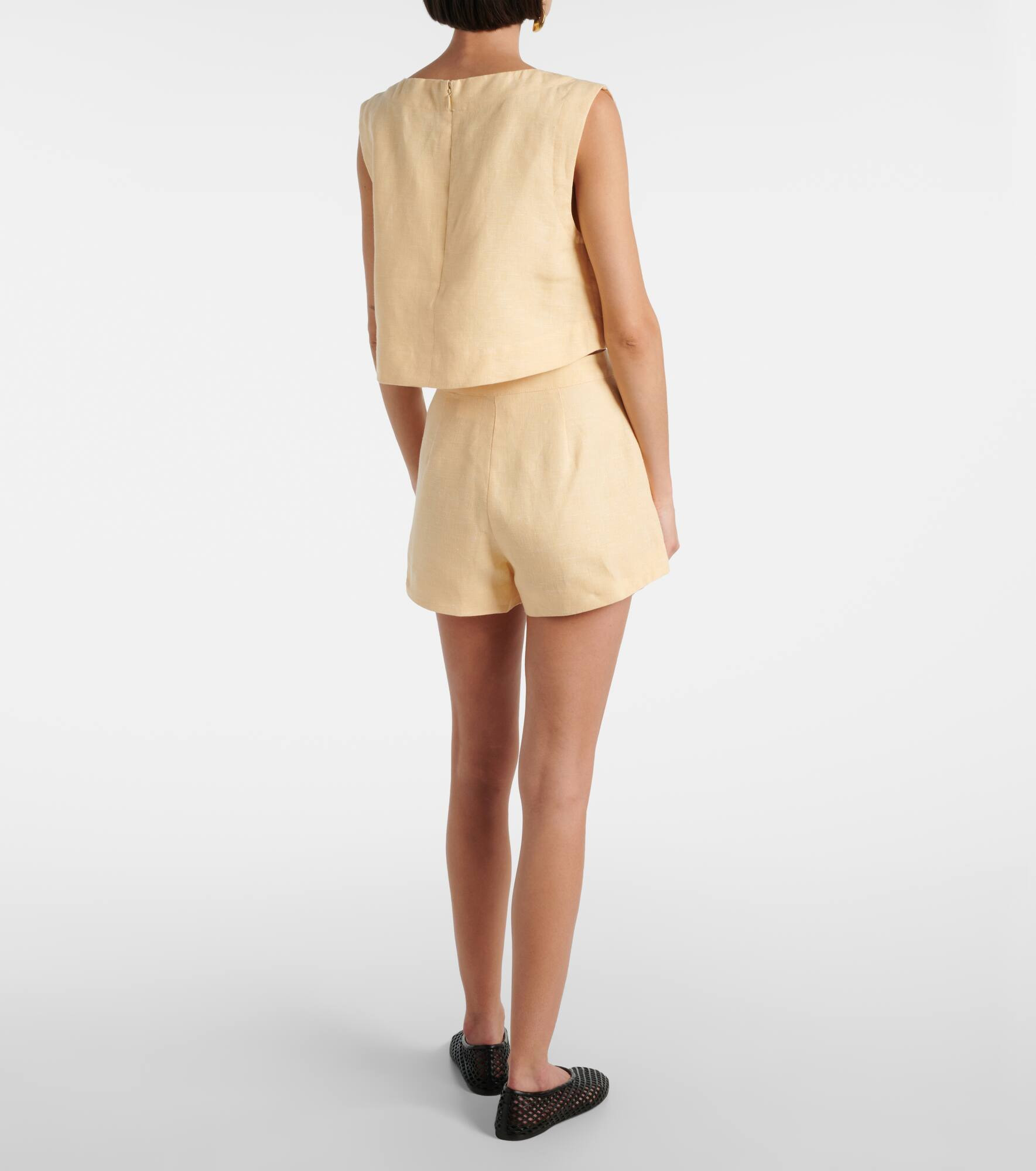 Rosalie linen shorts - 3