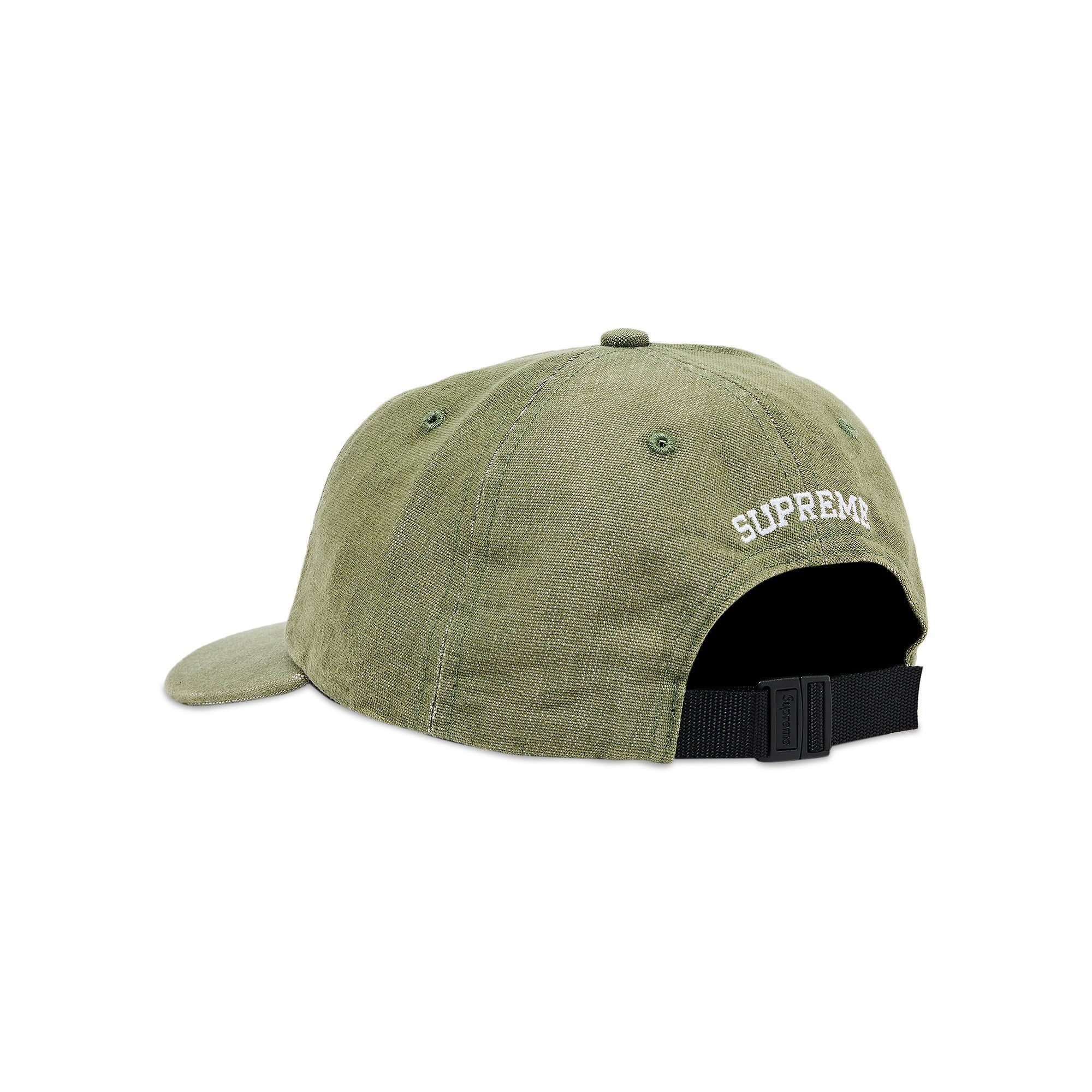 Supreme Cordura Denim Small Box 6-Panel 'Green' - 3