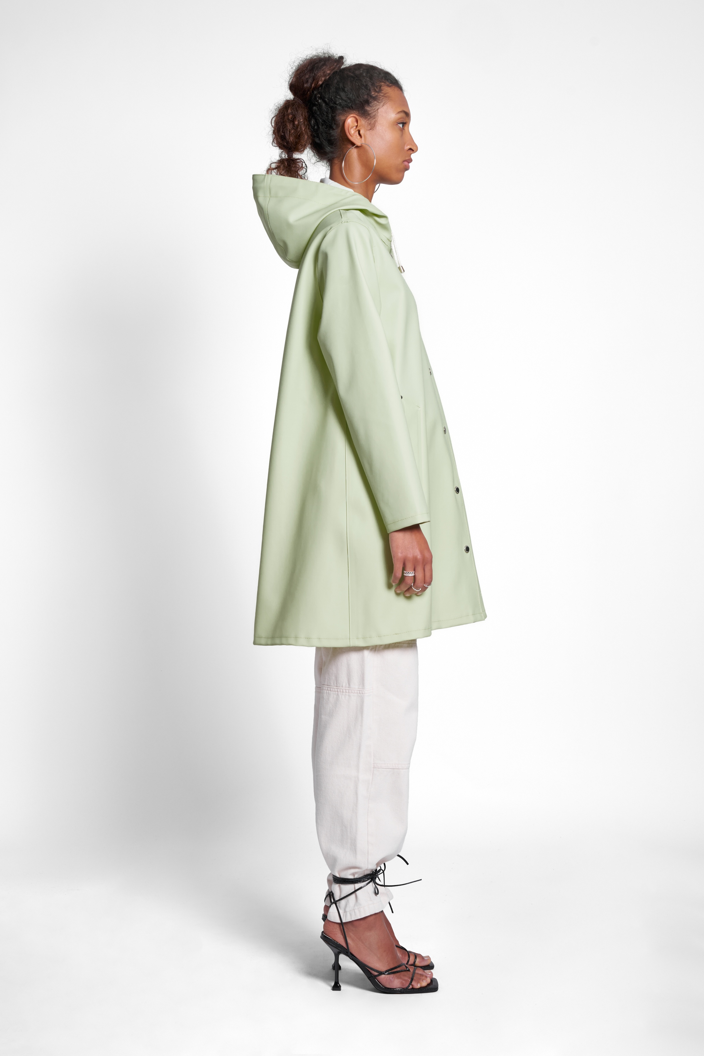 Mosebacke Raincoat Seafoam Green - 4
