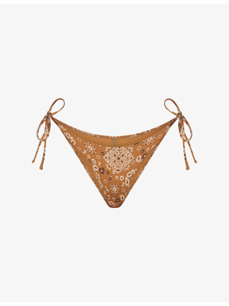 Signature Swim Dipped Tie Bikini Bottoms 1