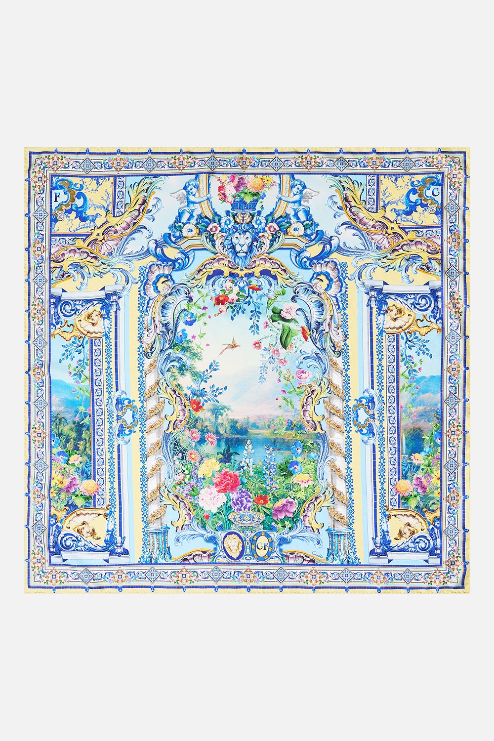 SILK SQUARE SCARF - 2