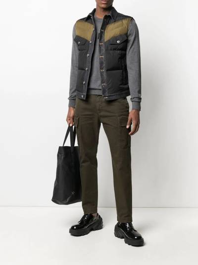 DSQUARED2 panelled padded gilet outlook