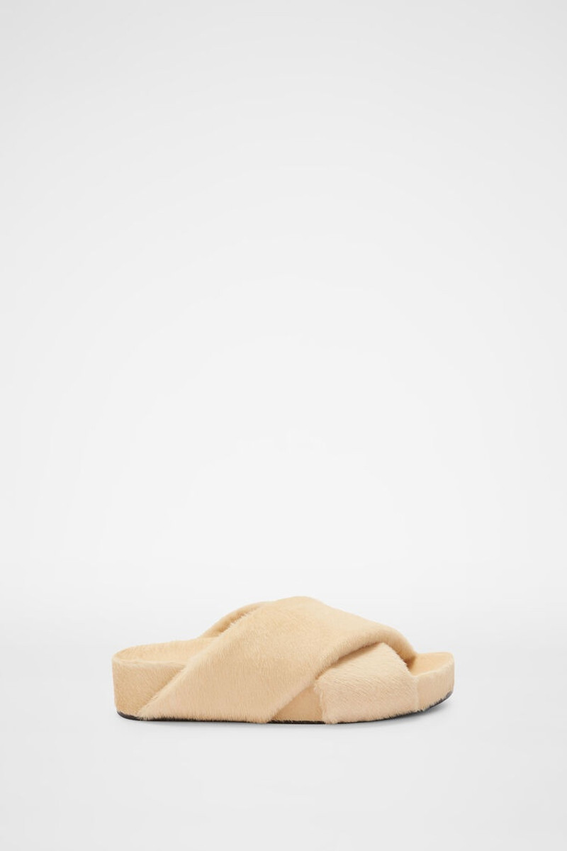 Shearling Slides 1