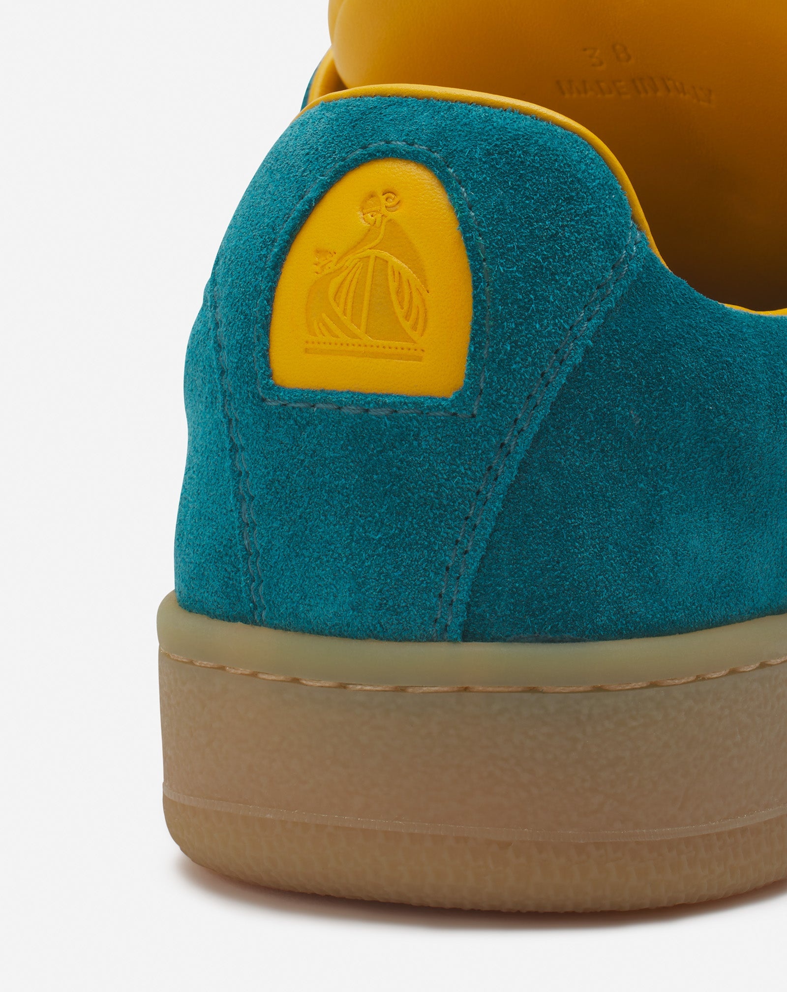 LANVIN X FUTURE HYPER CURB SNEAKERS IN LEATHER AND SUEDE FOR MEN - 5