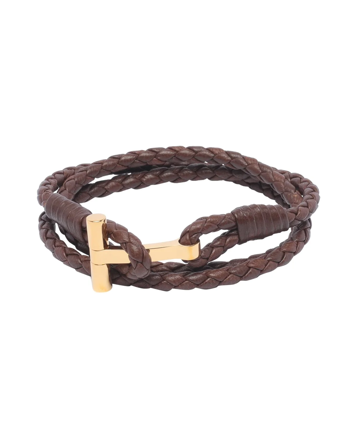 Leather T Bracelet - 1