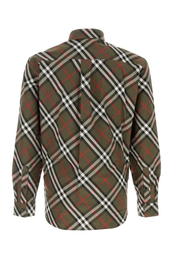 Burberry Burberry Man Embroidered Poplin Shirt | luosophy