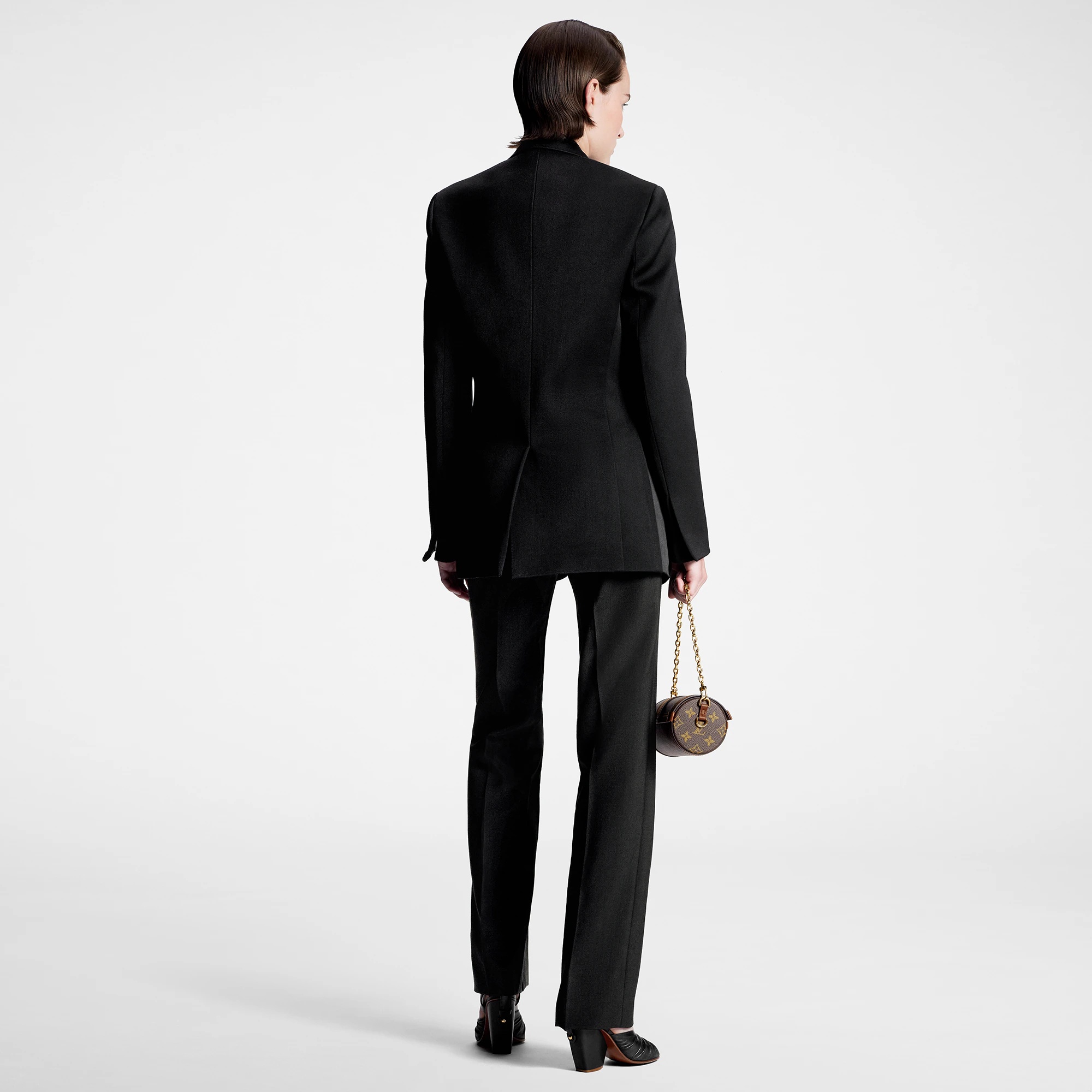 Jewel Button Tuxedo Jacket - 3