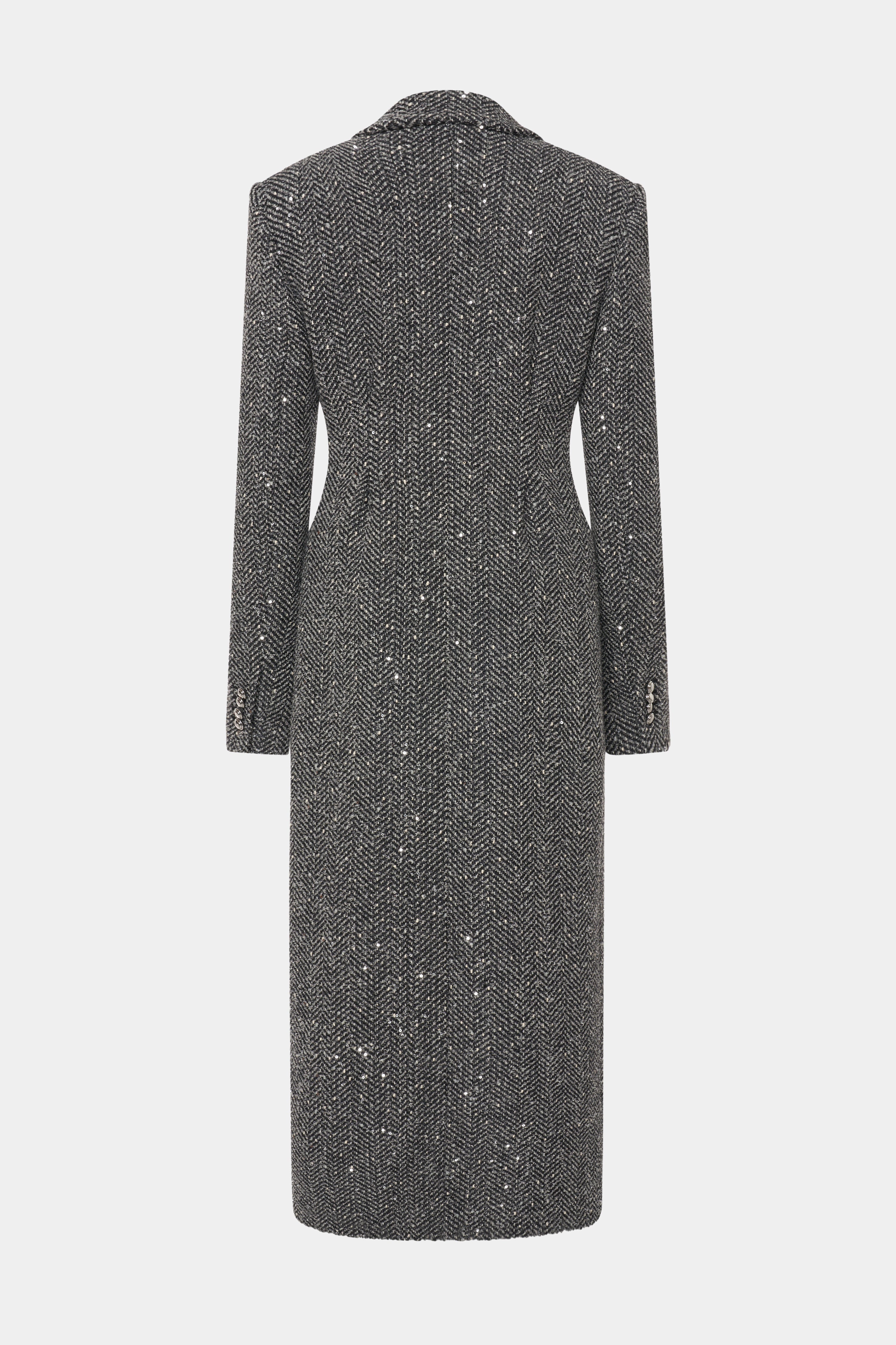 SEQUIN TWEED COAT - 2