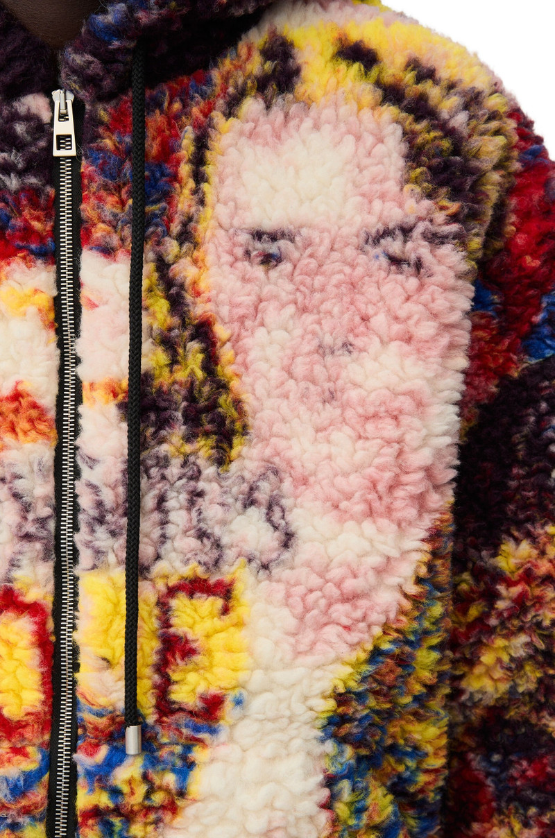 Hooded jacket in wool blend 5