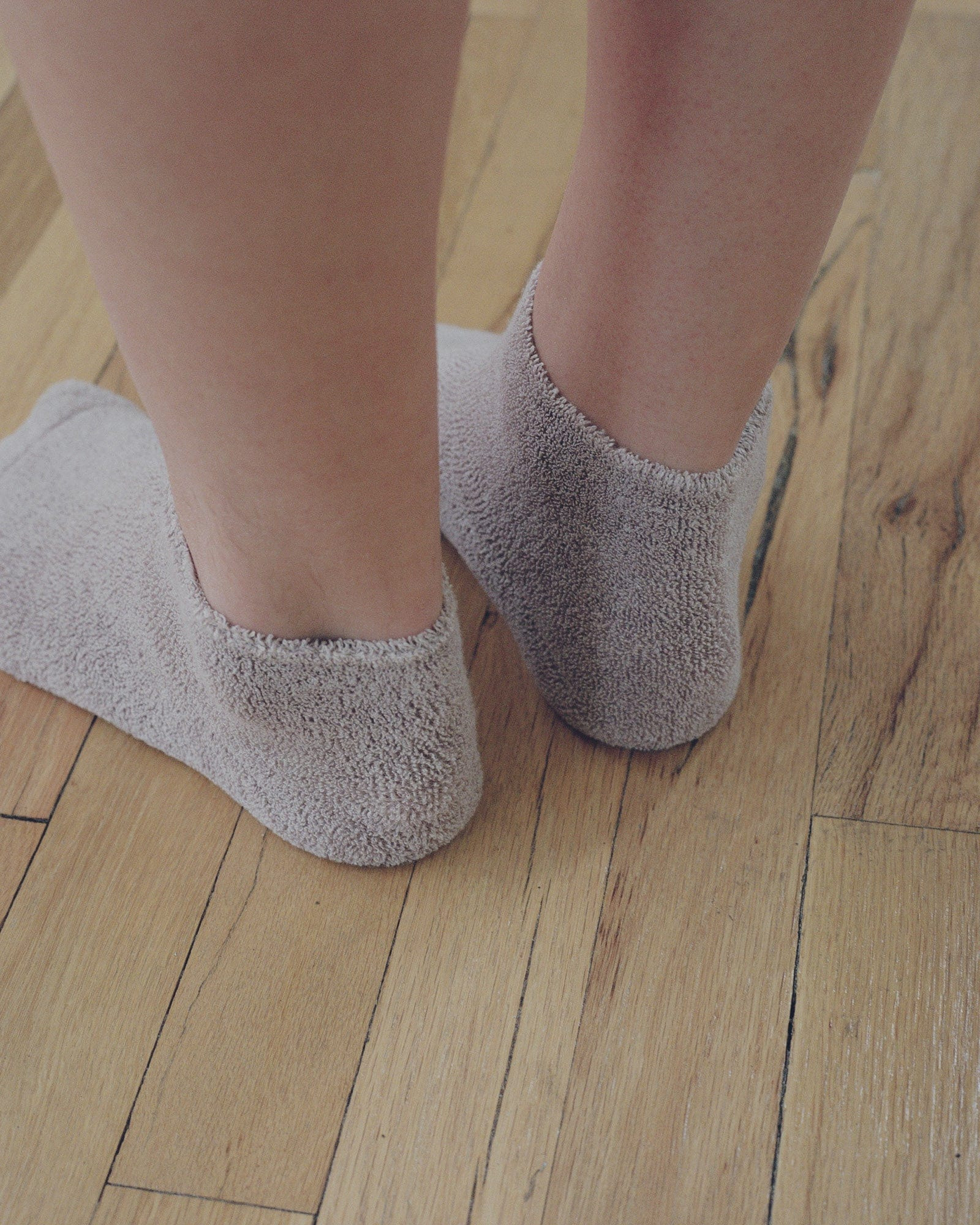 Buckle Ankle Socks - Textured Organic Cotton - 3