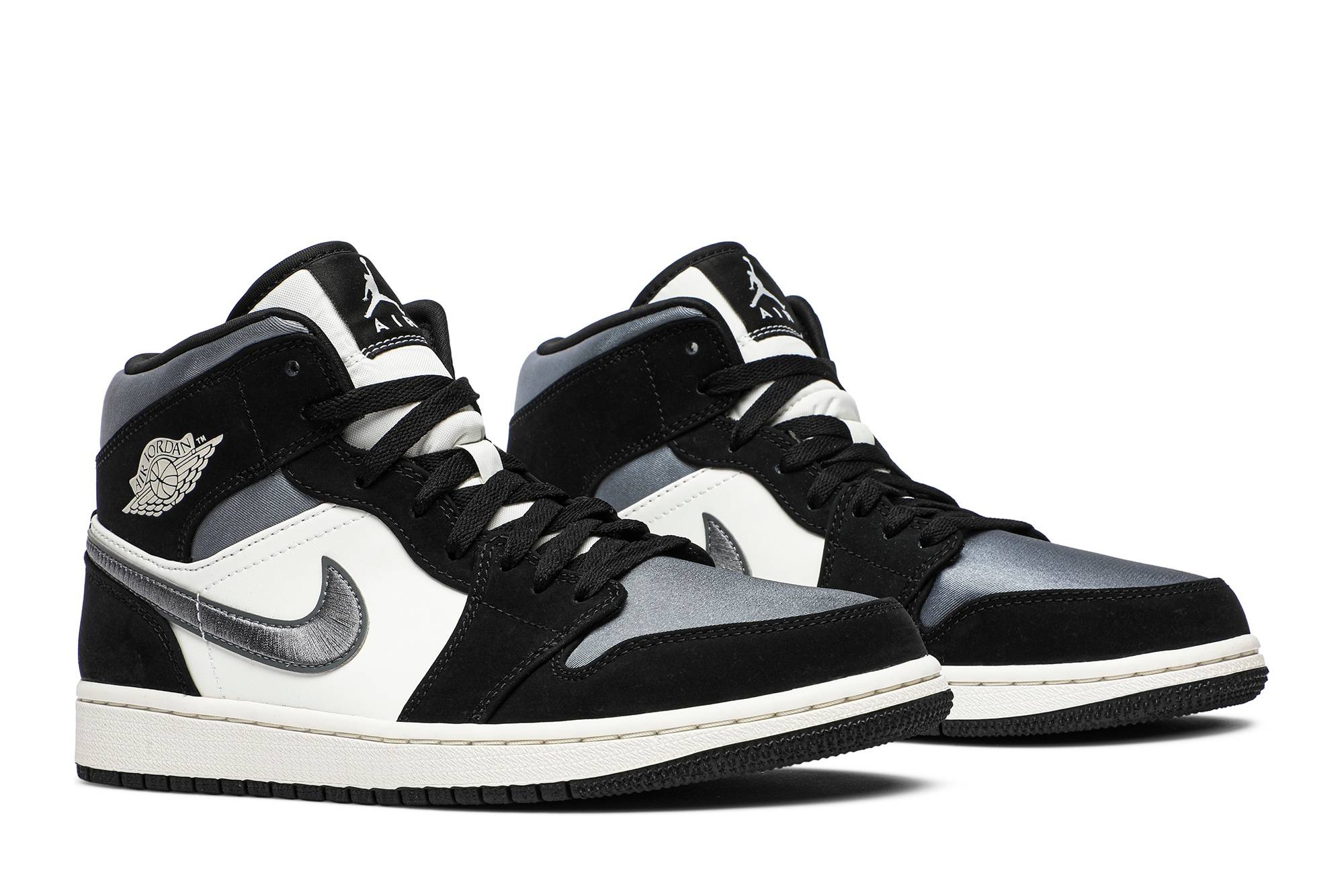 Air Jordan 1 Mid SE 'Satin Smoke Grey' - 8