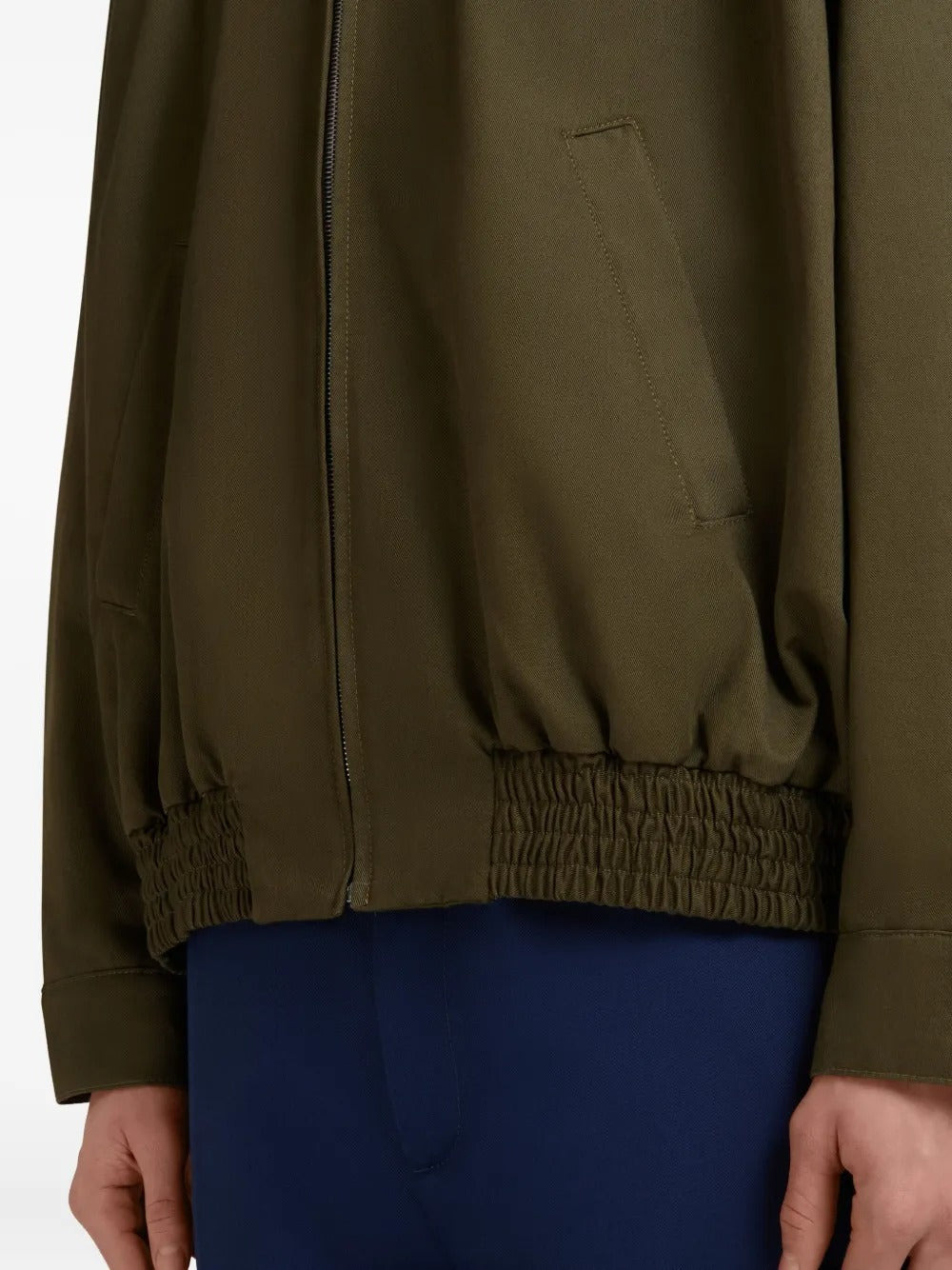 MARNI - Men Organic Gabardine Bomber Jacket - 5