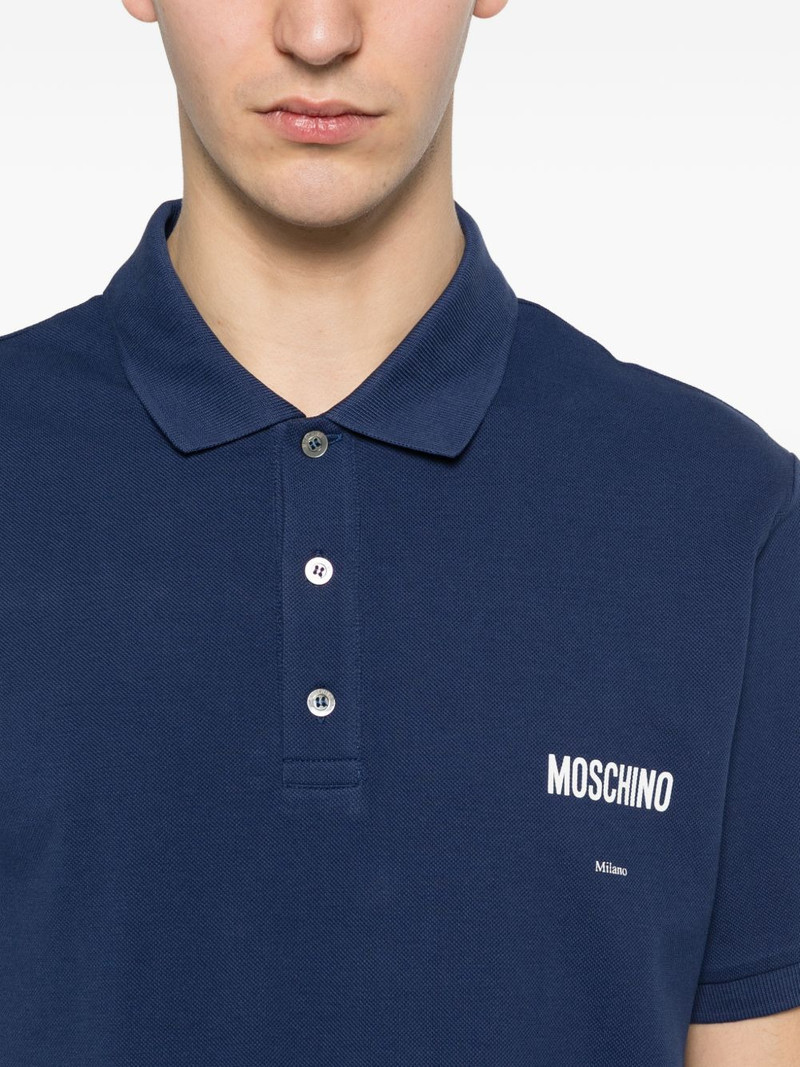 logo-print polo shirt 5