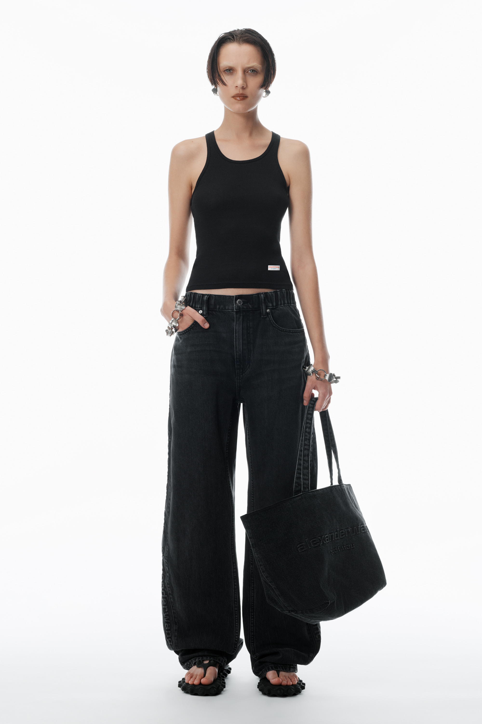 Logo Embossed Ballon Jogger Pant in Cotton - 2