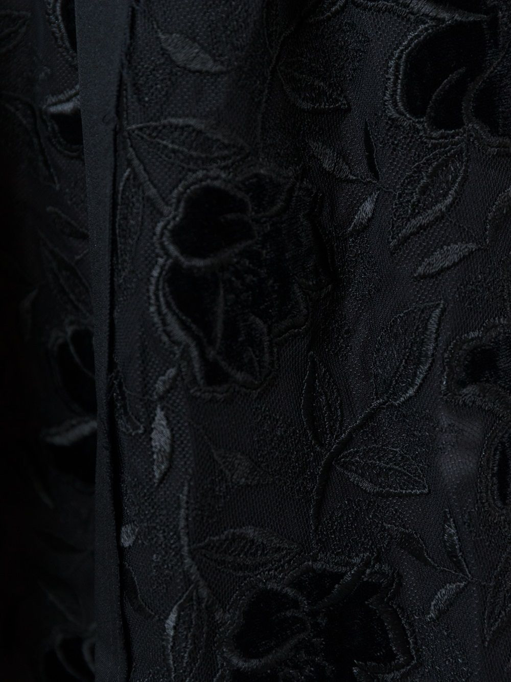 embroidered flared skirt - 4