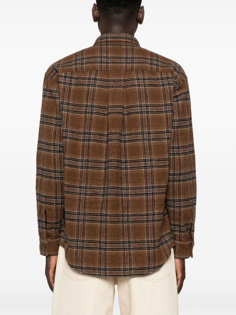 check-pattern shirt 4