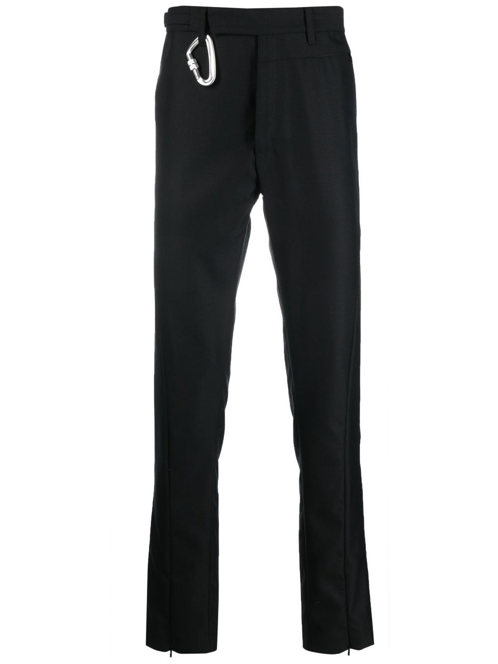 HOOK-EMBELLISHED STRAIGHT CHINOS - 1