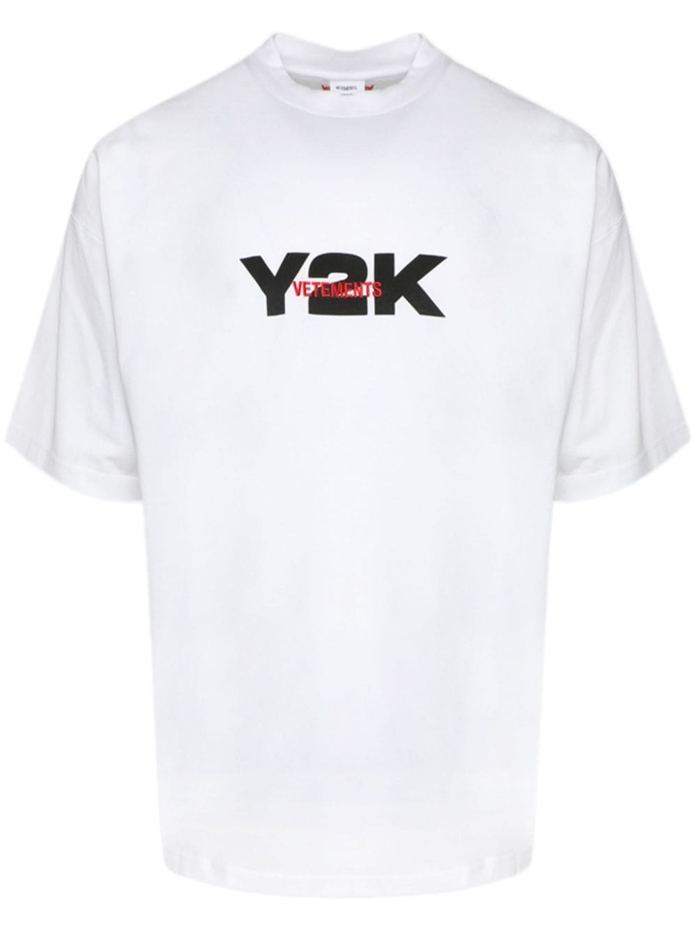 Y2K-print cotton T-shirt - 1