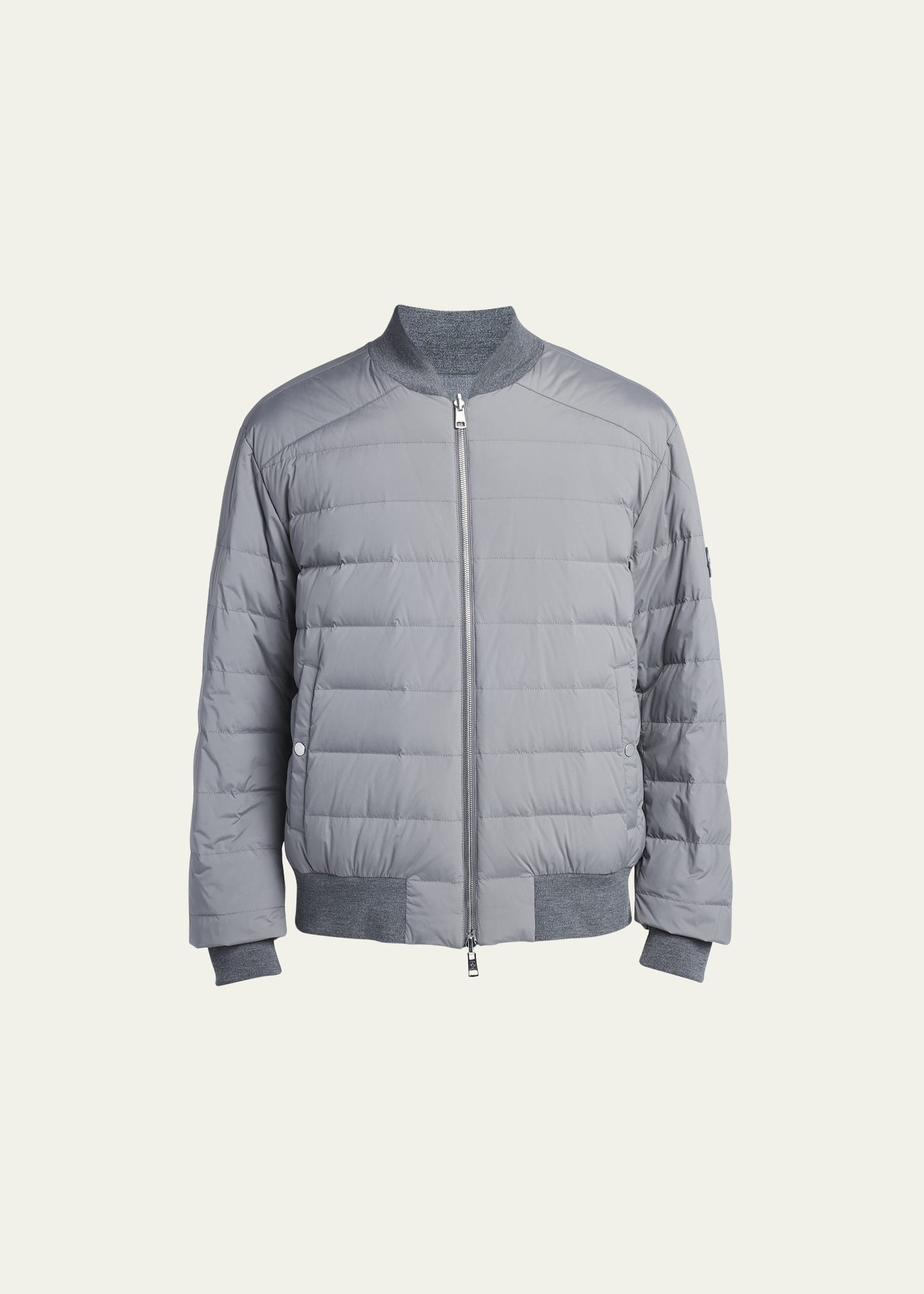 Men's Aver Quilted Down Bomber Jacket - 1