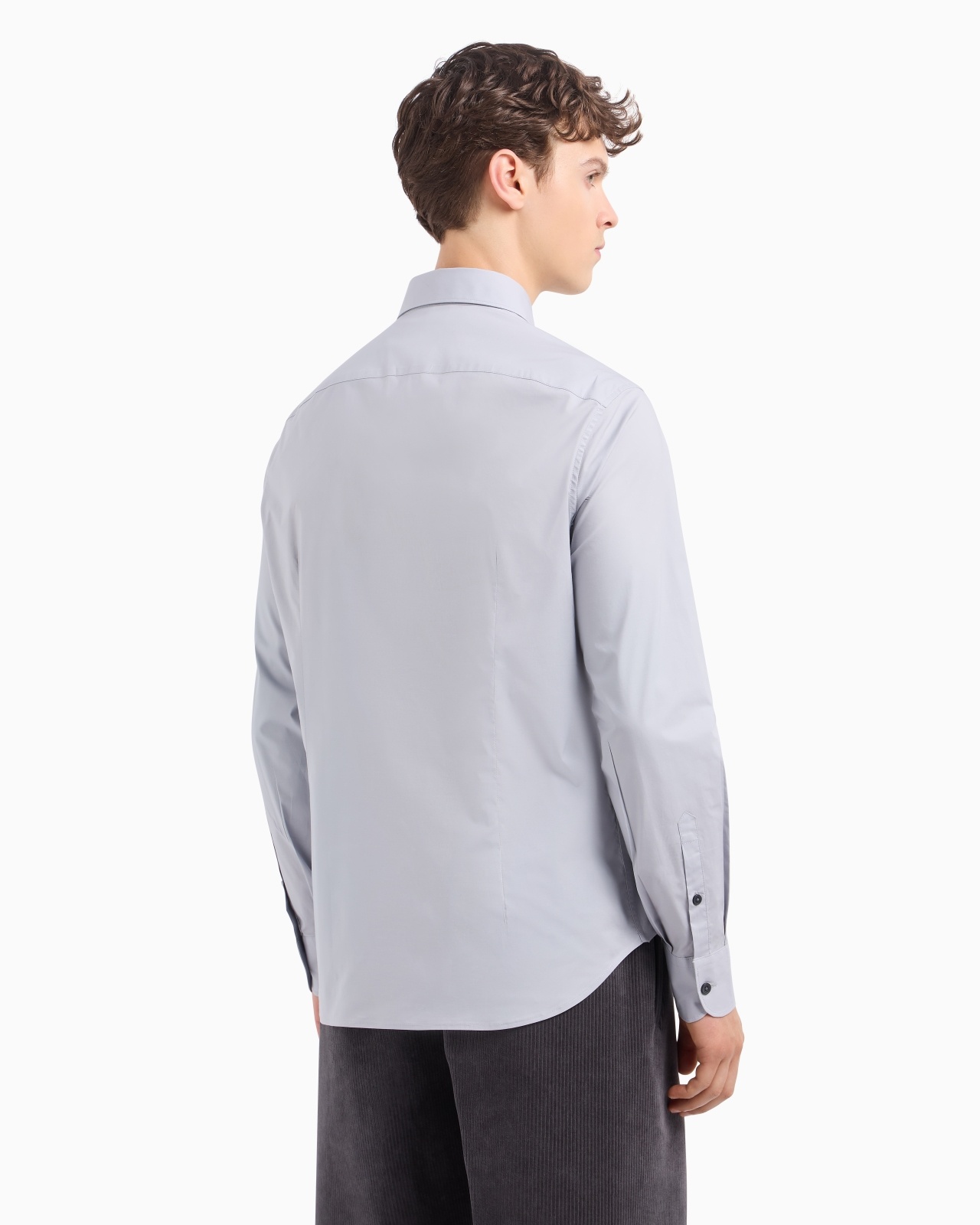 PIMA CANVAS SHIRT WITH PIPED PLACKET - 3