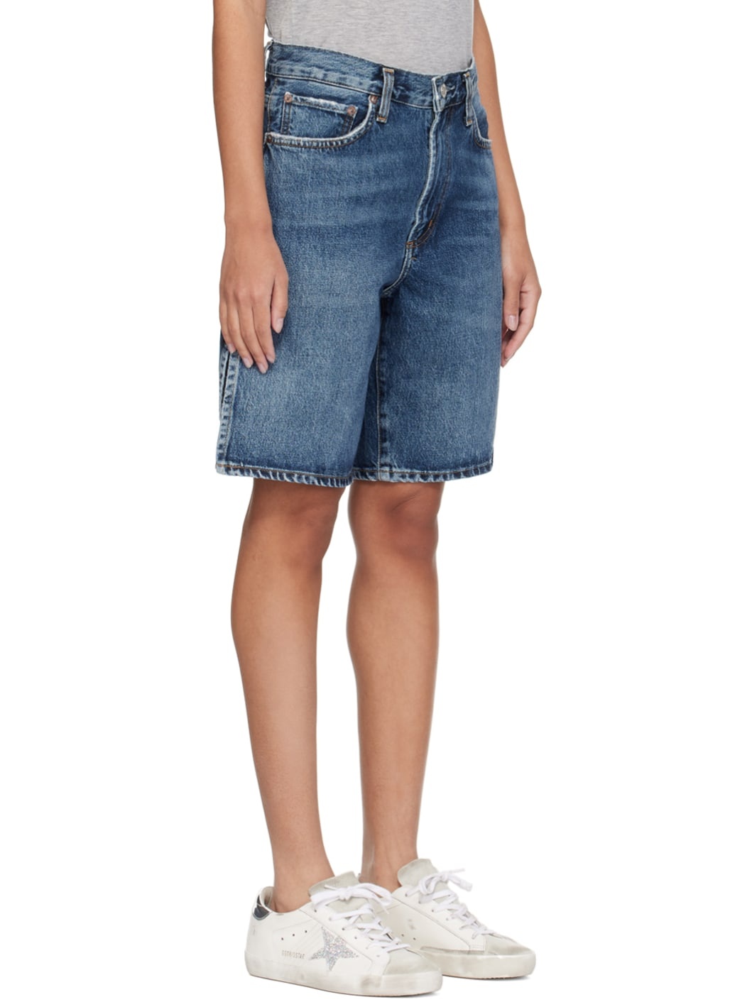 Blue Vida Denim Shorts - 2
