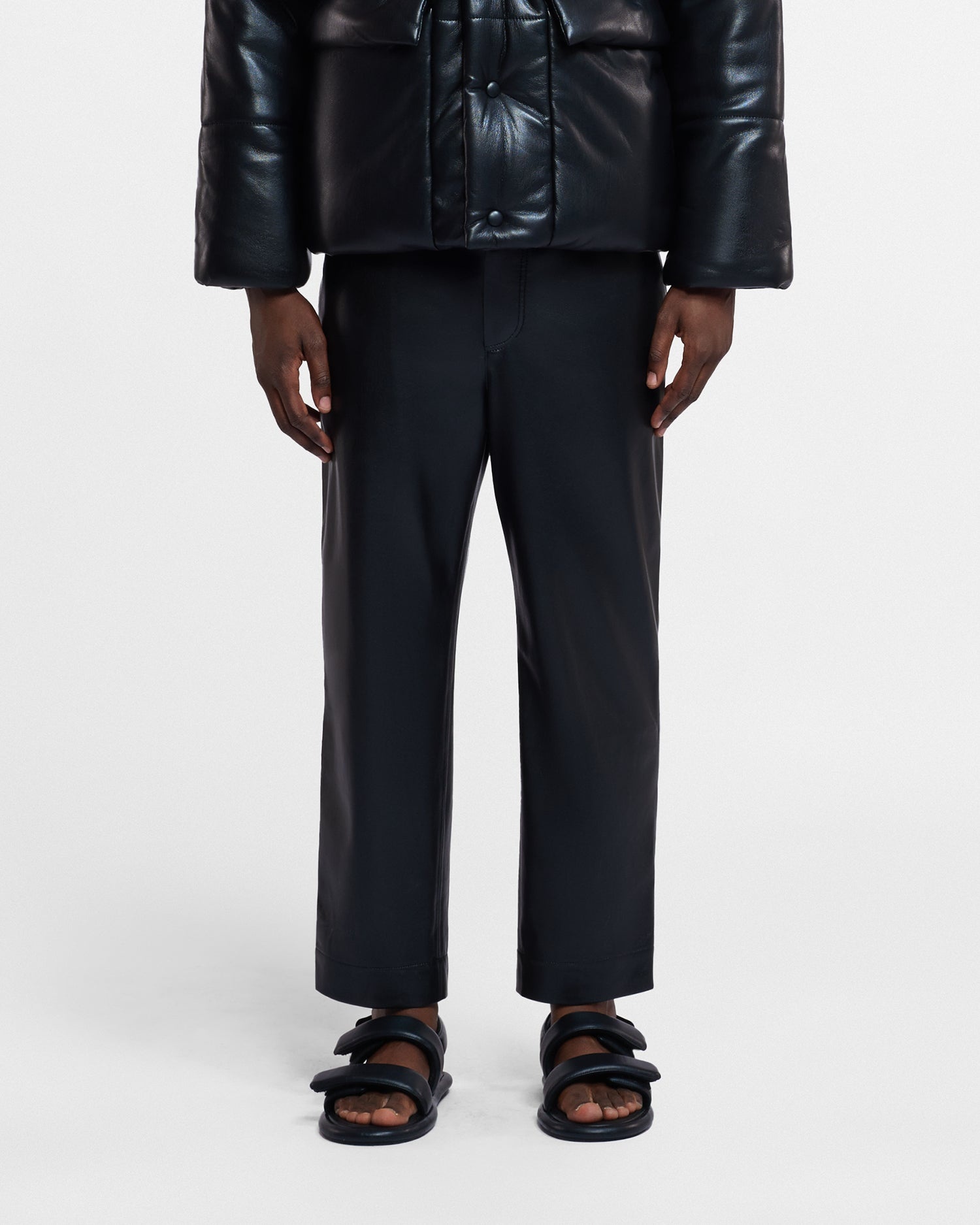 Okobor™ Alt-Leather Relaxed Pants - 4