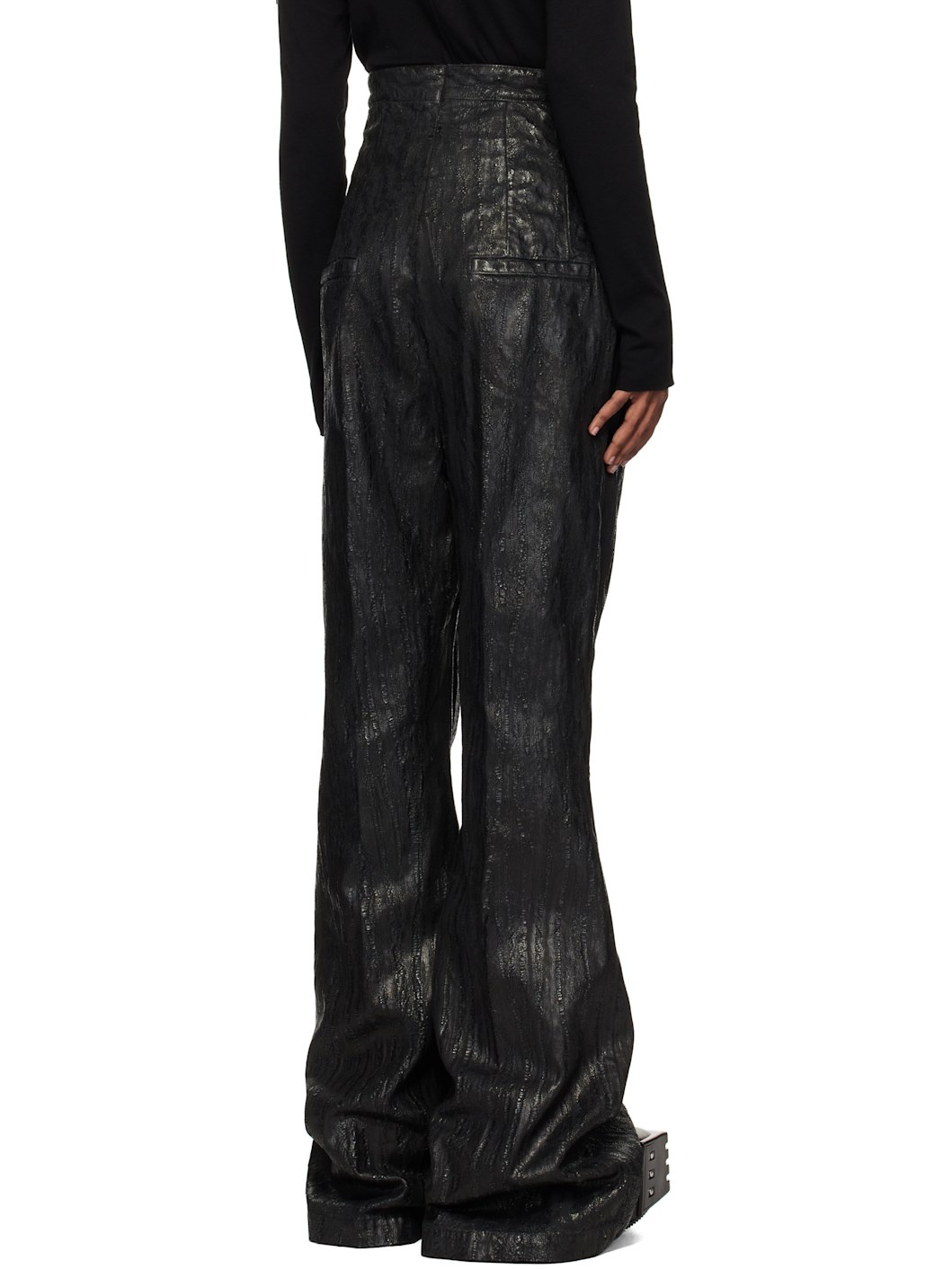Black Porterville Dirt Lido Jeans - 3