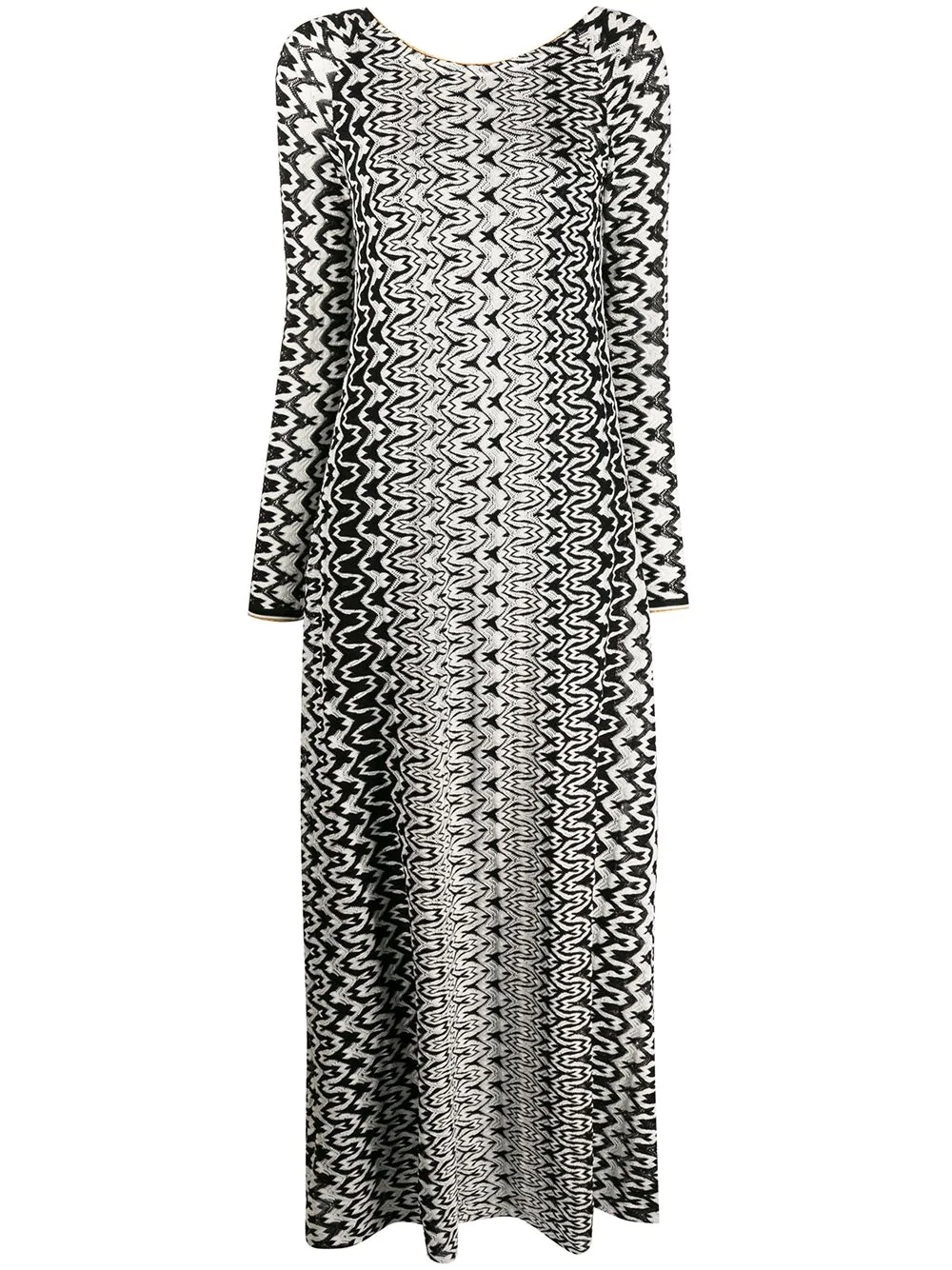 abstract knit dress - 1