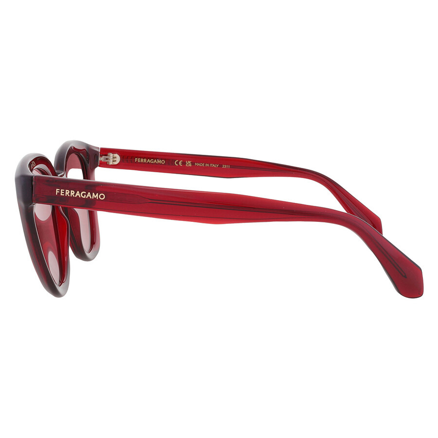 Salvatore Ferragamo Red Cat Eye Ladies Sunglasses SF2000S 616 52 - 4