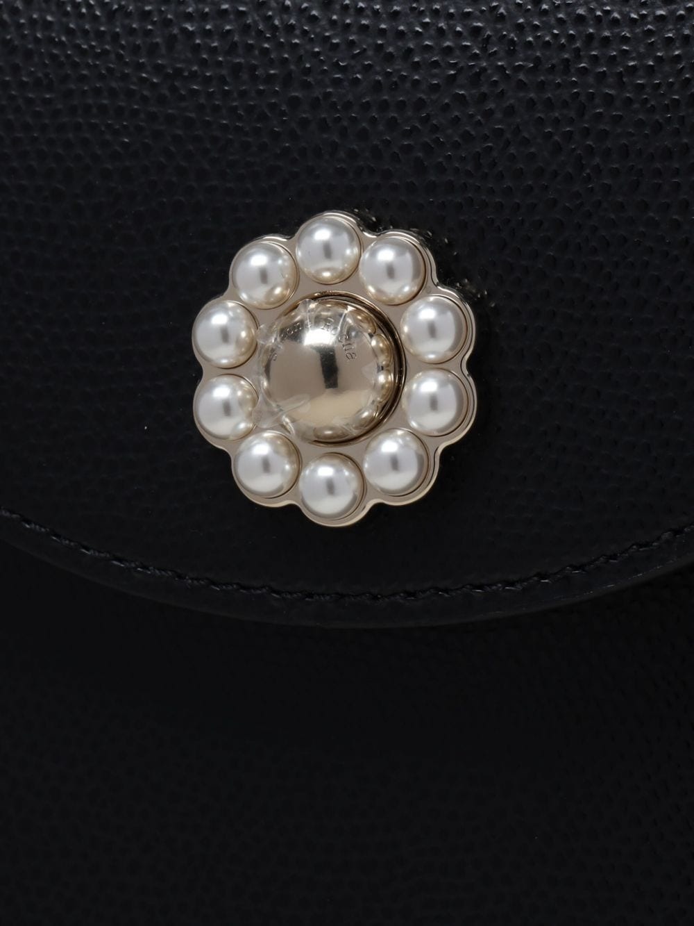 pearl-embellished leather tote bag - 5