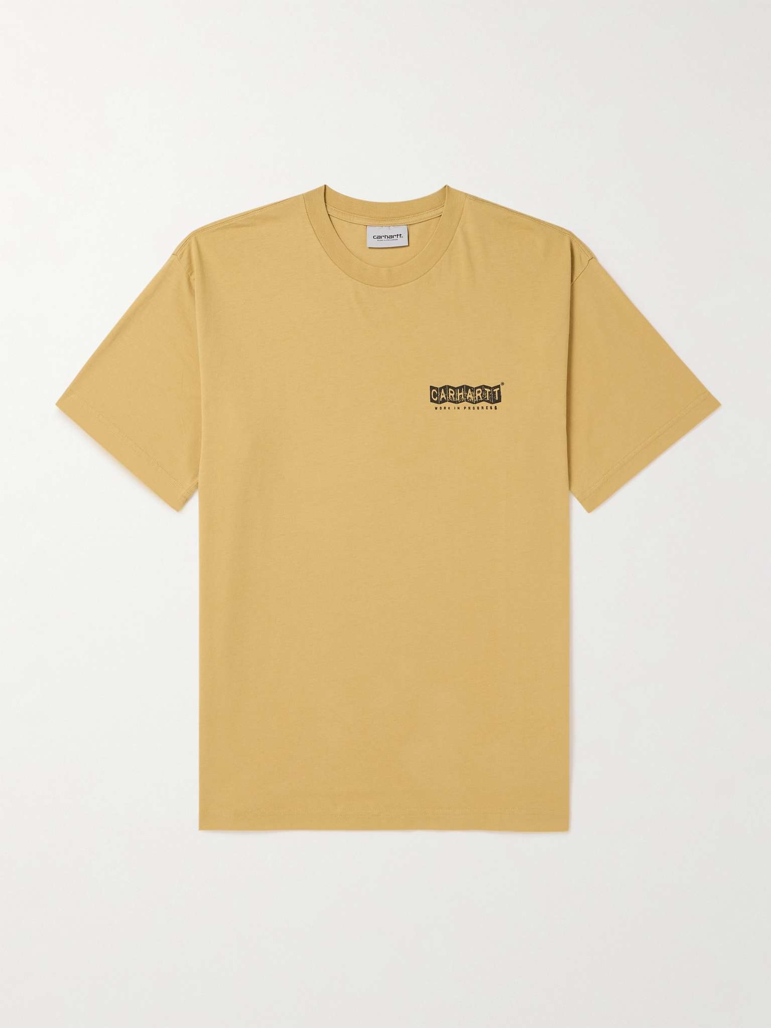 Stamp Logo-Print Cotton-Jersey T-Shirt - 1