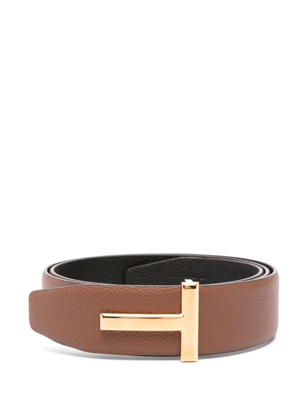 reversible leather belt - 1