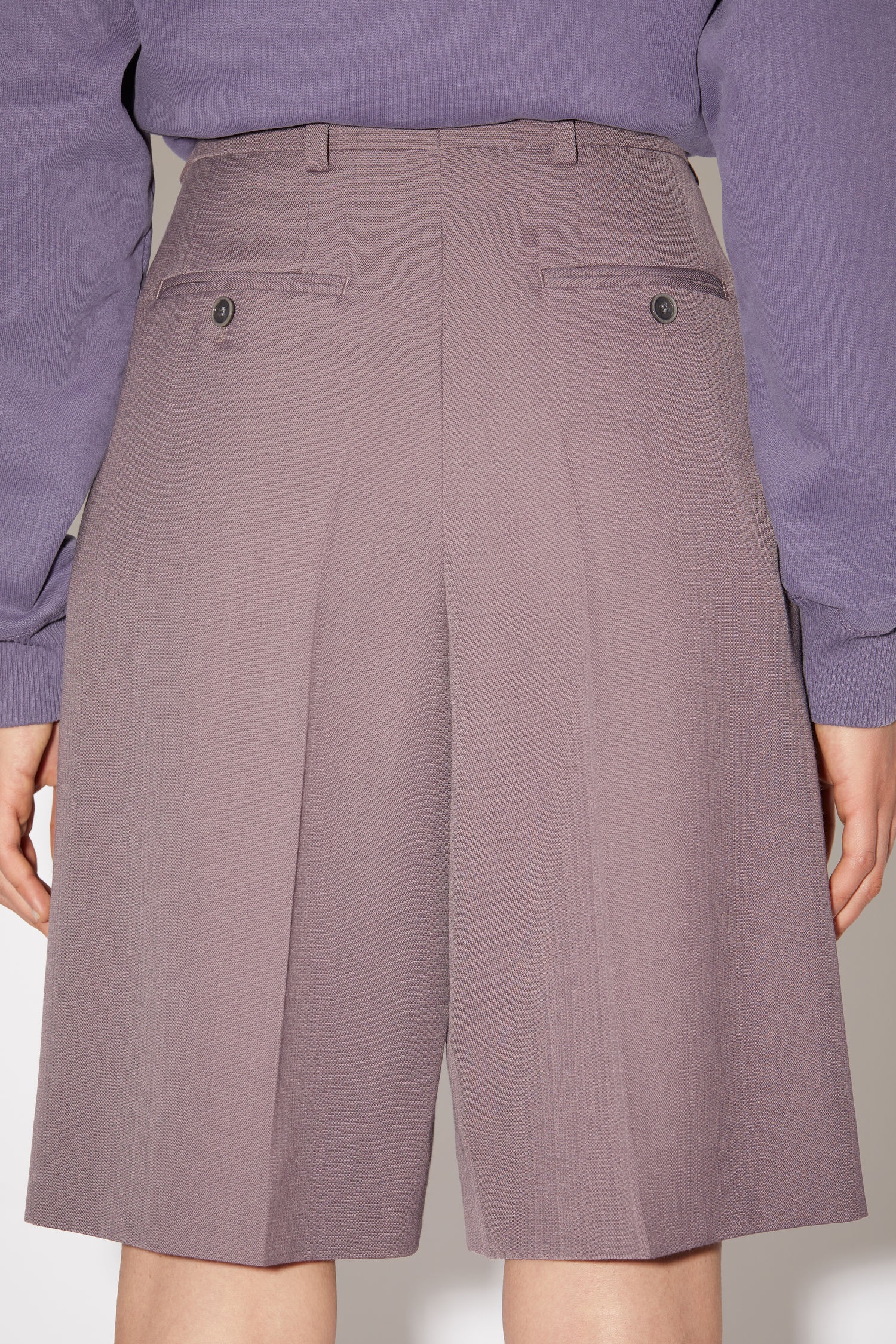 Knee-length shorts - Mauve purple - 6