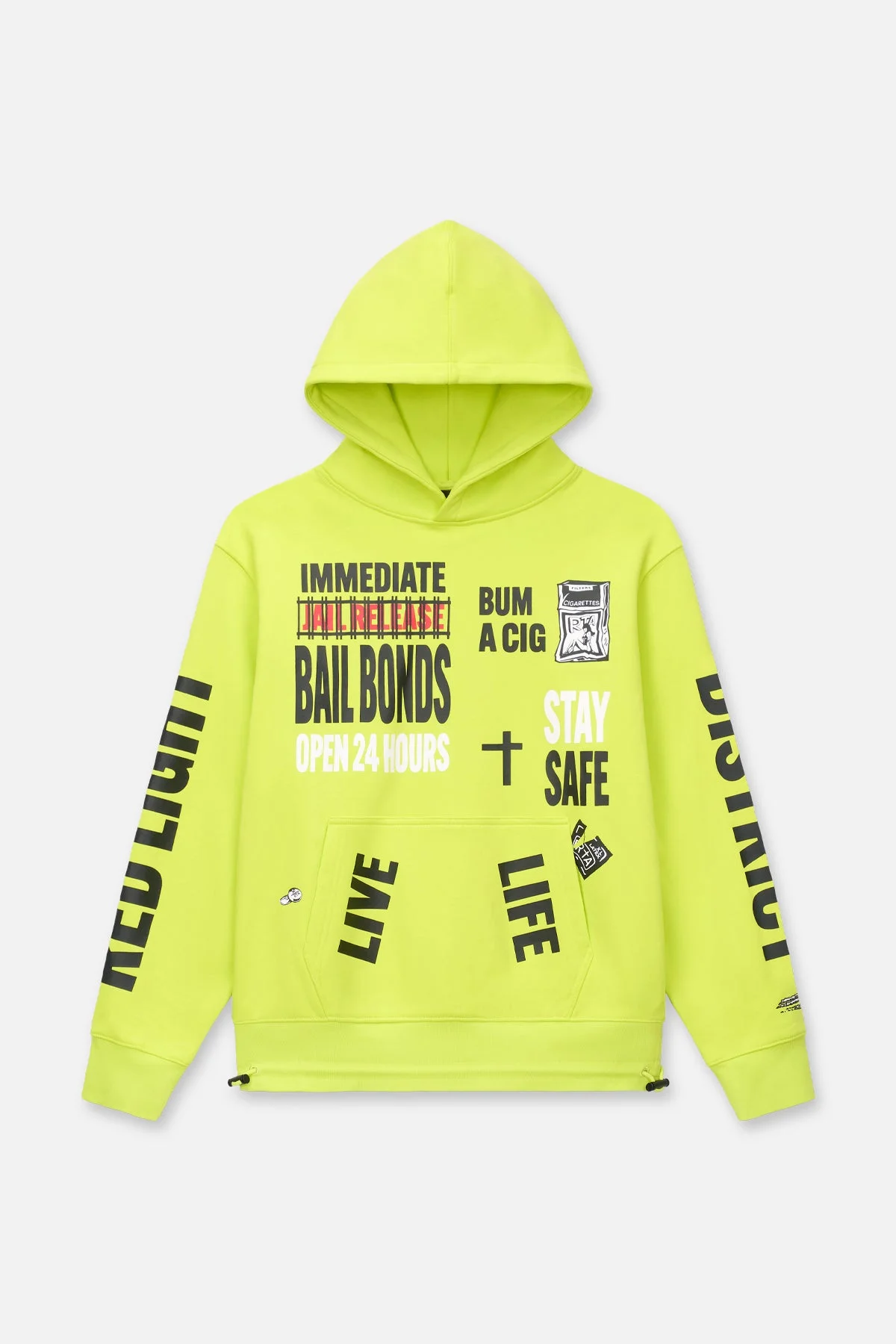 JORDAN HOODIE | NEON RTA UNDERGROUND - 1