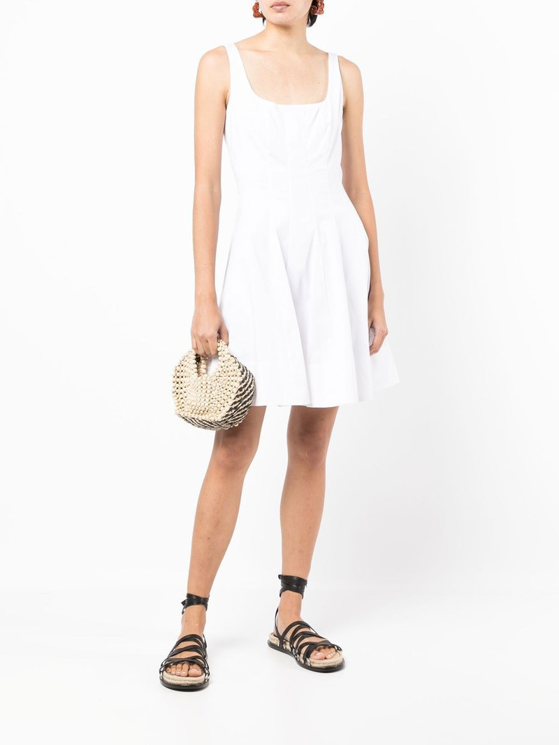 STAUD Wells pleated mini dress outlook