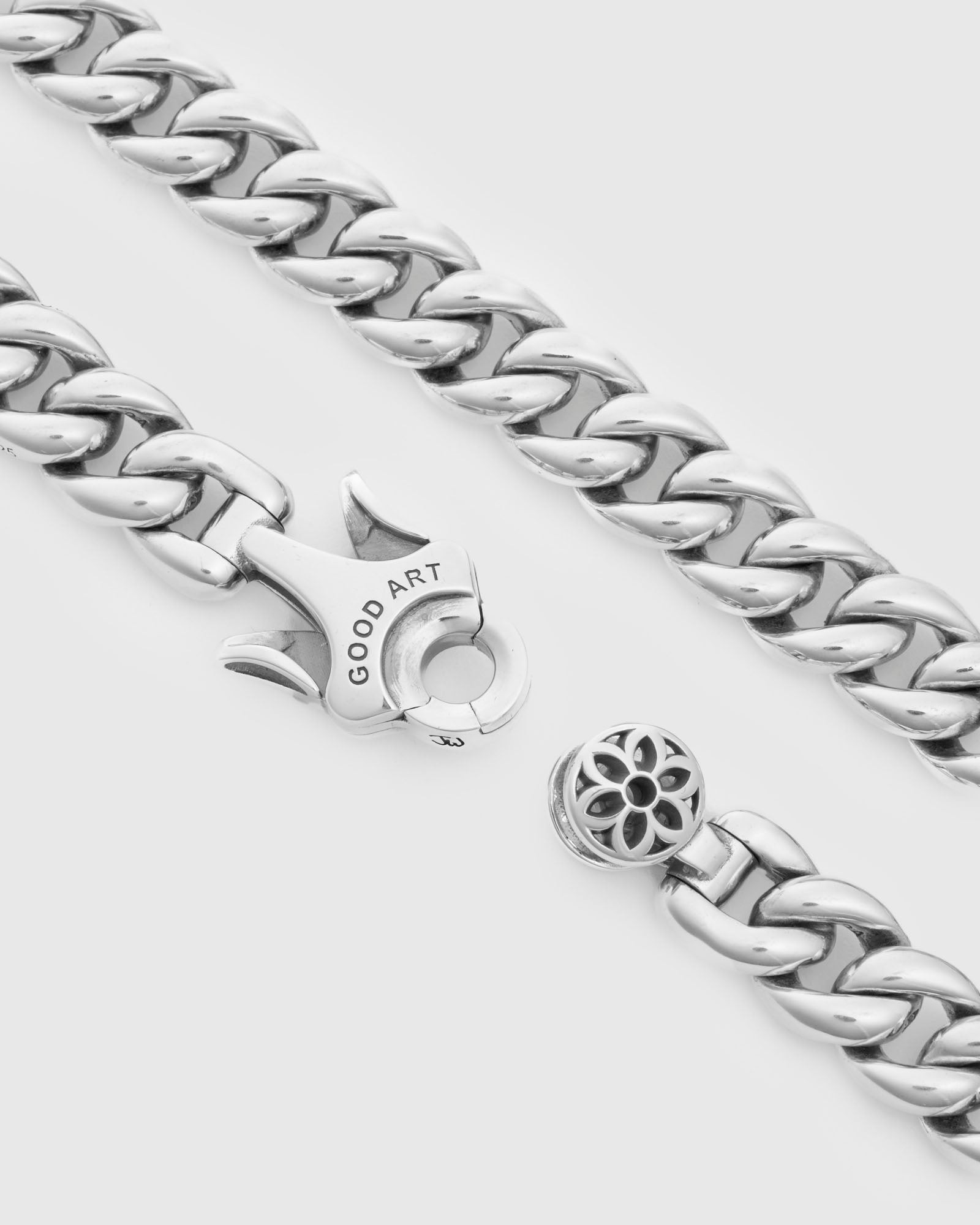 Model 10 Long Chain Size AA in Sterling Silver - 5