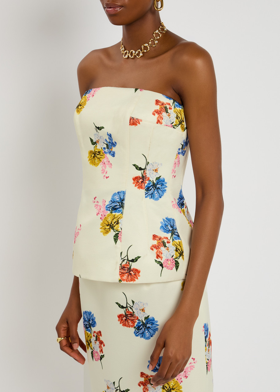 Emilia Wickstead Kerina Printed Faille top - 2