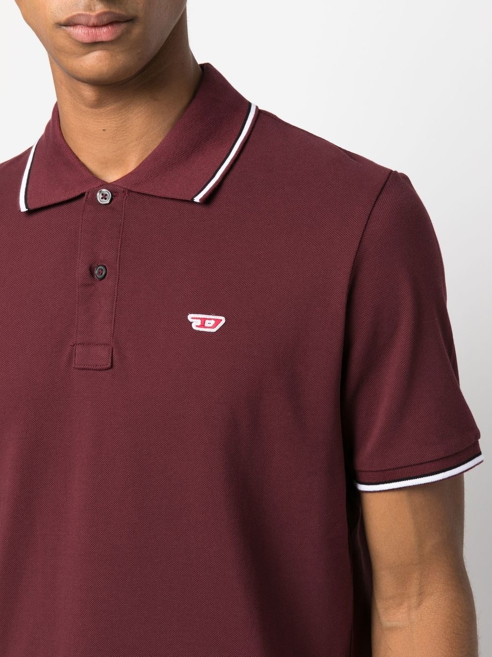 embroidered-logo polo shirt - 5